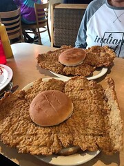 Indian elephant ear burger