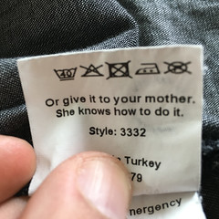 Dave was surprised by the message he found in his condom packet 