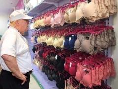 These bras are far too small for me, thought Trump. Im the biggest tit on the planet.