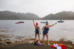  Gladys and Verna couldnt understand how the Singles
Cruise Ship could have left them behind, after a beach stop-over.