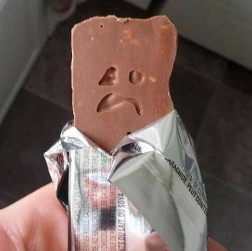 Come here, Billy. Youve got face on your chocolate.